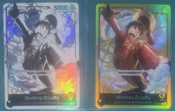 Monkey.D.Luffy ST29-001 and ST29-001 Alt Art Leader One Piece TCG English - Image 1