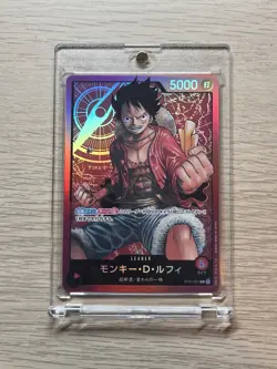 Monkey D. Luffy ST01-001 Starter Deck One Piece Straw Hat Crew Foil Japanese NM - Image 1