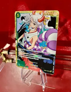 Yamato OP01-121 SEC Original One Piece TCG Romance Dawn English Foil Mint NEW - Image 1