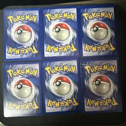 6 Basic Energy - 1999 English Base Set Unlimited WOTC Pokemon Cards - Image 2