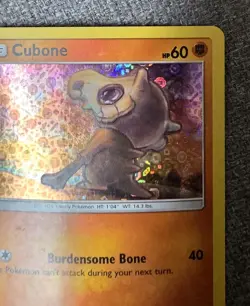 Cubone 57/131 General Mills Promo SM Forbidden Light Pokemon Holo MP/HP played - Image 3