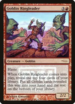 Goblin Ringleader (FNM) FOIL Promo NM Creature Special MAGIC MTG CARD ABUGames - Image 1