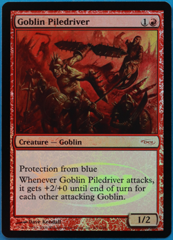 Goblin Piledriver (Judge Promo) FOIL NM MTG MAGIC CARD (495400) ABUGames - Image 1