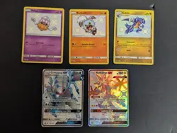 Pokemon Shiny Card Lot. NM. Hidden FATES. 5 Card Lot. - Image 1