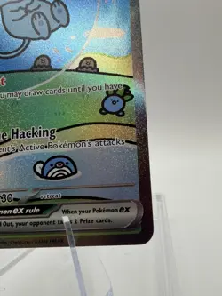 Mew EX 232/091 Bubble Mew Holo Card Sv: Paldean Fates SIR NM+ - Image 4