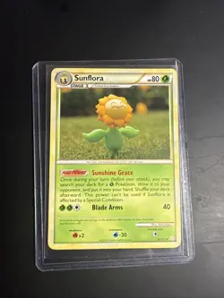 Yuka Morii Sunflora HeartGold SoulSilver Pokemon Card 31/123 Vintage - Image 3