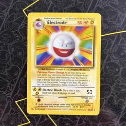 Pokemon Card - Base Set - Electrode - 21/102 - Image 1
