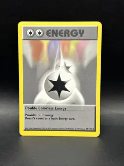 Pokemon Shadowless Double Colorless Energy 96/102 Card TCG - Image 1