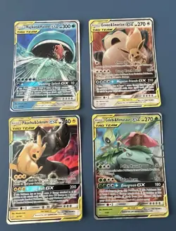 Pokemon Tag Team GX Lot Of Four Cards - All Near Mint To Mint! - Image 1
