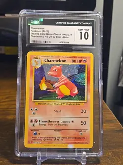 Pokemon Charmeleon Trading Card Game Classic 002/034 Holo 2023 English CGC 10 - Image 1