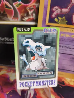 Pokemon Karte Card Pocket Monsters Carddass 1997 japanese Cubone Tragosso NM - Image 1