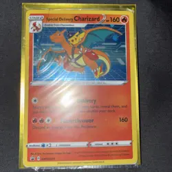 Special Delivery Charizard SWSH075 SWSH: Sword & Shield Promo Cards Holo SEALED - Image 1