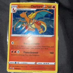Special Delivery Charizard SWSH075 SWSH: Sword & Shield Promo Cards Holo SEALED - Image 3