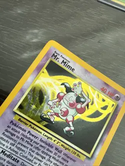 LP/NM (No-Symbol) Pokemon MR. MIME Card JUNGLE Set 6/64 HOLO RARE Error/Misprint - Image 2