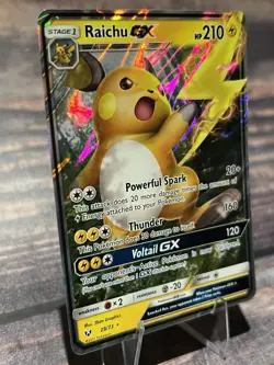 Raichu GX 29/73 Shining Legends Holo - Pokemon Card - Image 2