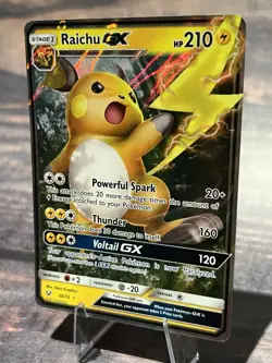 Raichu GX 29/73 Shining Legends Holo - Pokemon Card - Image 3