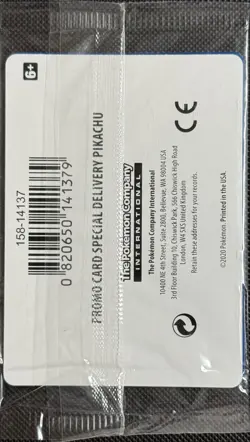 🔥 Pokemon Cards Special Delivery Pikachu SWSH074 Sword & Shield Promo SEALED - Image 2