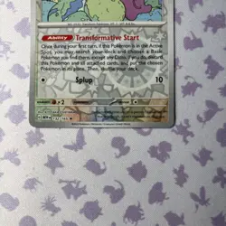 Ditto Scarlett Violet 151 132/165 Reverse Holo Rare Pokemon Card - Image 2