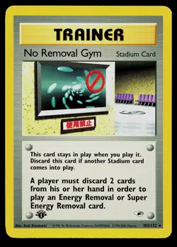 Pokemon Card - No Removal Gym 1st Edition Gym Heroes 103/132 Rare - Image 1