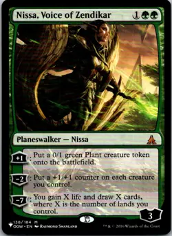 Nissa, Voice of Zendikar The List Reprints NM Normal - Image 1