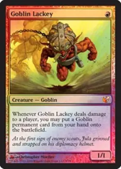 1x Goblin Lackey - Foil Light Play, English From the Vault MTG Magic - Image 1