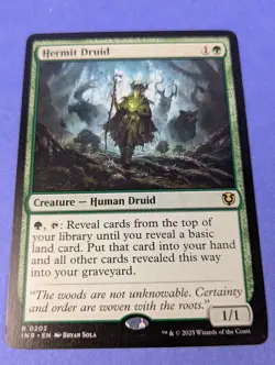 MTG Magic: Innistrad Remastered: Hermit Druid #0202 Rare - NM - Image 1