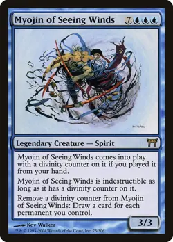 ​Myojin of Seeing Winds Champions CoK MtG LP to NM - Image 1