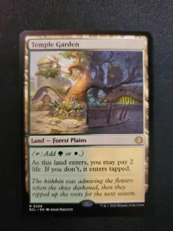 Temple Garden Lorwyn Eclipsed NM Magic the Gathering MTG Tcg See Pics - Image 1