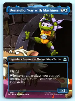 MTG Donatello Way with Machines Borderless Normal U Teenage Mutant Ninja Turtles - Image 1