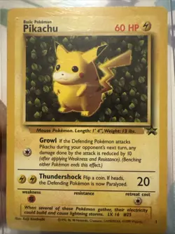 Pokemon TCG Pikachu Wizards Black Star Promos #1 Regular Rare - Image 1