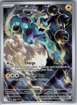 Thundurus 209 SV: Scarlet & Violet Promo Cards - Pokemon Card - NM - Image 1