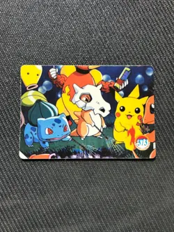 Pokemon Card - Squirtle, Marill, Raichu & Bulbasaur 375 - Vending Machine - Holo - Image 2