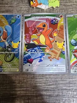 Pokemon First Partner Illustration MEP Collection Bulbasaur Charmander Squirtle - Image 3
