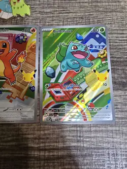 Pokemon First Partner Illustration MEP Collection Bulbasaur Charmander Squirtle - Image 4
