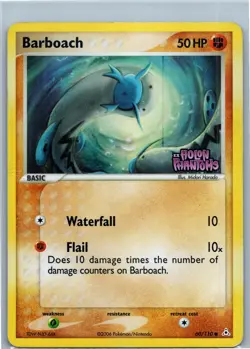 POKEMON CARD - BARBOACH 60/110 EX HOLON PHANTOMS 2006 - REVERSE HOLO- STAMPED - Image 1