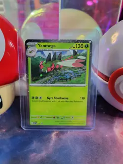 Yanmega 187 Pokemon TCG Scarlet & Violet Black Star Promo Cosmos Holo NM - Image 1