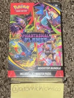 SEALED Pokemon Mega Evolution Phantasmal Flames Booster Bundle !SAME-DAY-SHIP! - Image 4
