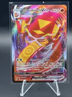 Pokemon TCG Centiskorch VMAX Darkness Ablaze Holo Ultra Rare - Image 1