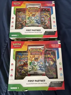 x2 Pokemon Trading Card Game - First Partner Illustration Collection - Series 1 - Image 1