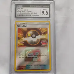 Ultra Ball 135/149 2017 Pokemon International Championships NA - Staff CGC 9.5 - Image 1