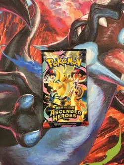 22.80 HEAVY Pokemon Ascended Heroes Booster Pack NEW AND SEALED - Image 3