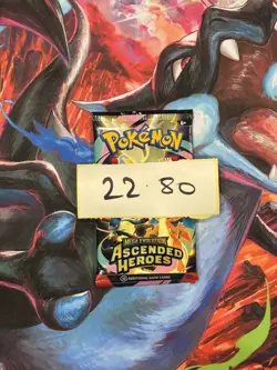 22.80 HEAVY Pokemon Ascended Heroes Booster Pack NEW AND SEALED - Image 5