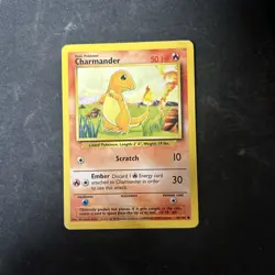 Charmander 46/102 - Pokemon TCG Base Set (1999) - Unlimited D56 - Image 1
