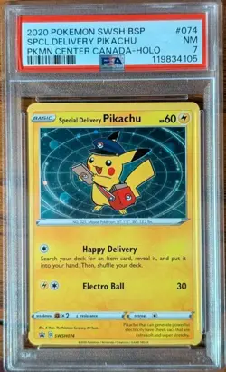 Pokemon TCG Special Delivery Bidoof, Pikachu, Charizard PSA Graded - Image 4