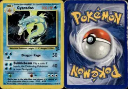 GYARADOS 7/130 HOLO RARE BASE SET 2 POKEMON HOLO HP - Image 1