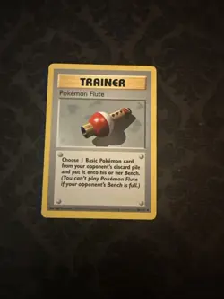 1999 Pokemon Flute - 86/102 Base Shadowless Uncommon Trainer D1 - Image 1