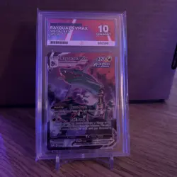 Pokemon TCG Rayquaza VMAX TG20 Silver Tempest Gem Mint 10 ACE - Image 1