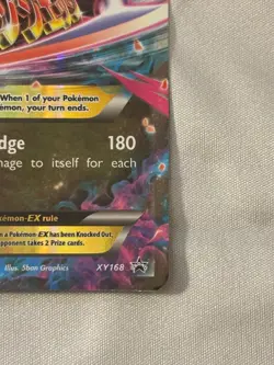 2016 POKEMON XY BLACK STAR PROMO M GARCHOMP EX #XY168 HOLO NM (EN) - Image 4