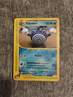 Pokemon Expedition Base Set Poliwhirl 38/102 - WOTC Vintage NM/LP 2002 TCG Rare - Image 1
