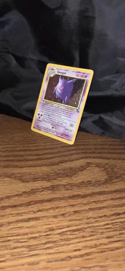 Pokemon Gengar Holo Rare 5/62 Fossil Vintage WOTC, Near Mint NM - Image 2